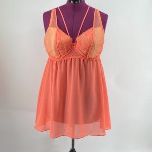 Cacique 42DD Coral Lingerie